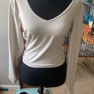 Ululemon white opal aling long sleeve